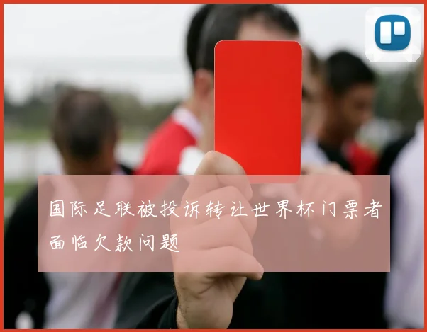 国际足联被投诉转让世界杯门票者面临欠款问题
